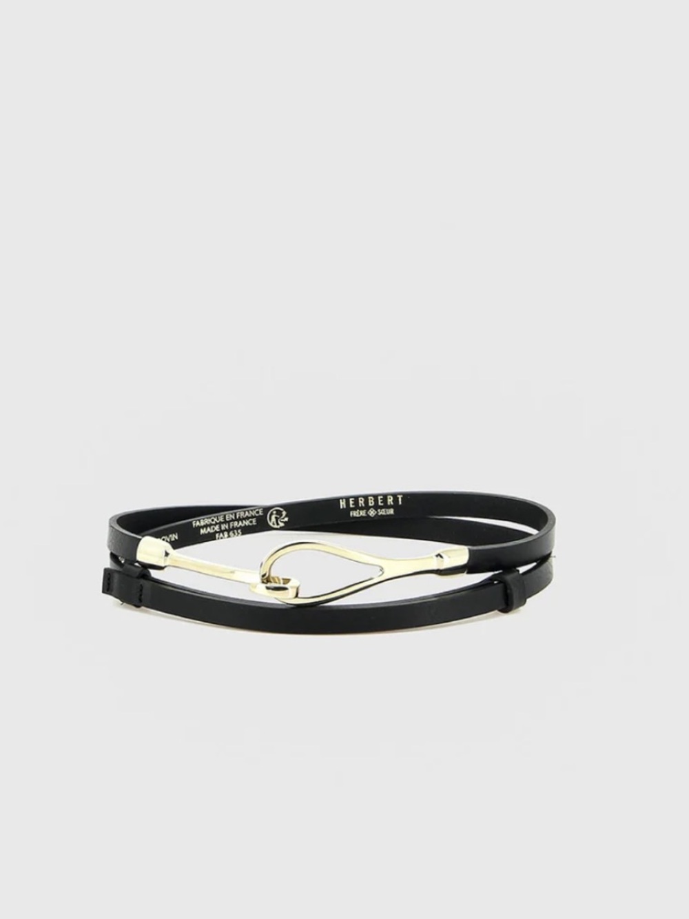 Hermès Leather Belt in Brown & Gold